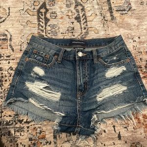 Aéropostale High Rise Jean Short